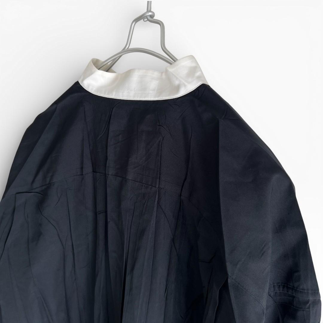 ISSEY MIYAKE MENイッセイミヤケメンプリーツ ノーカラーシャツ S