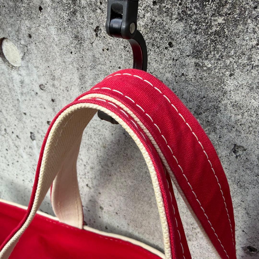 old◎90s L.L.Bean ビーントート ジップトップ 赤 large