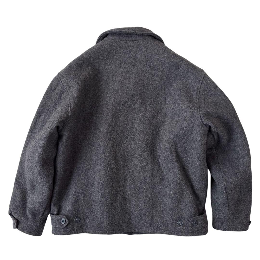 Schott ショット ウール ジャケット シングルライダース グレー LL