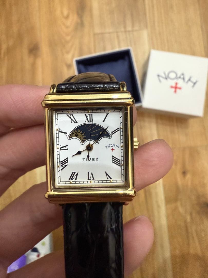 NOAH TIMEX スクエア型クォーツ時計