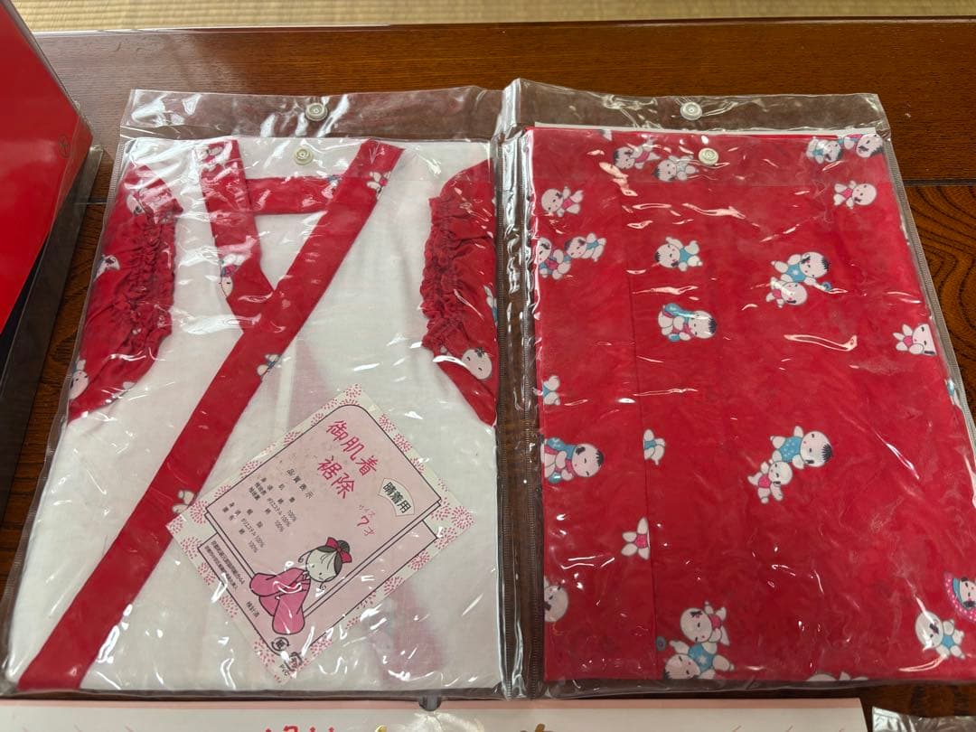 最終値下げ！七五三 赤色着物セット