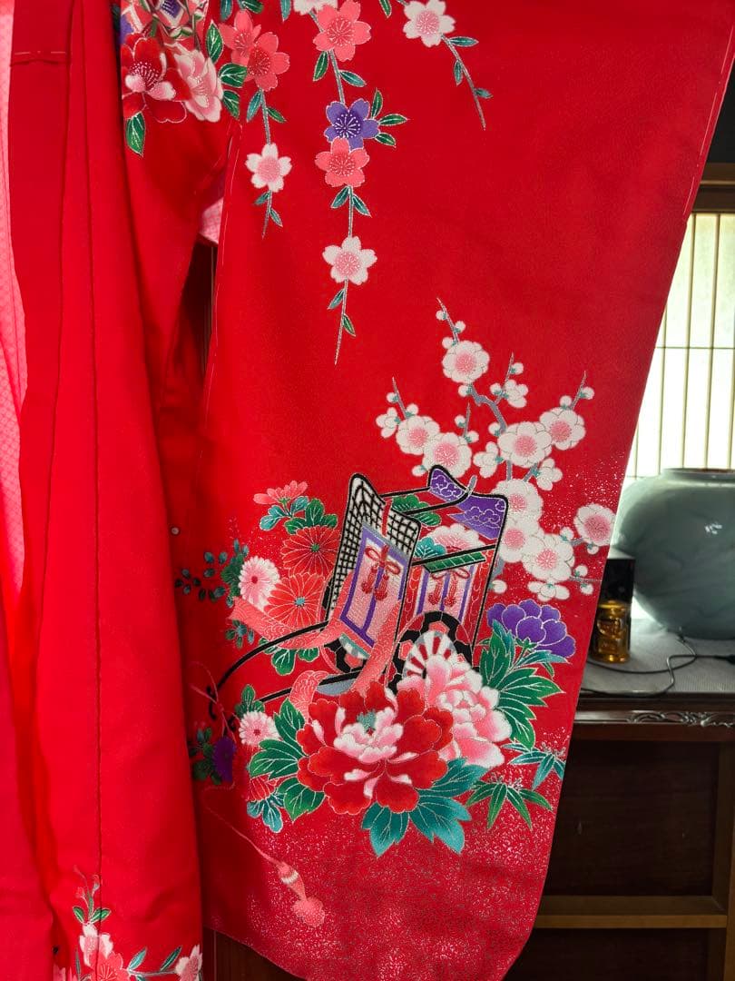 最終値下げ！七五三 赤色着物セット