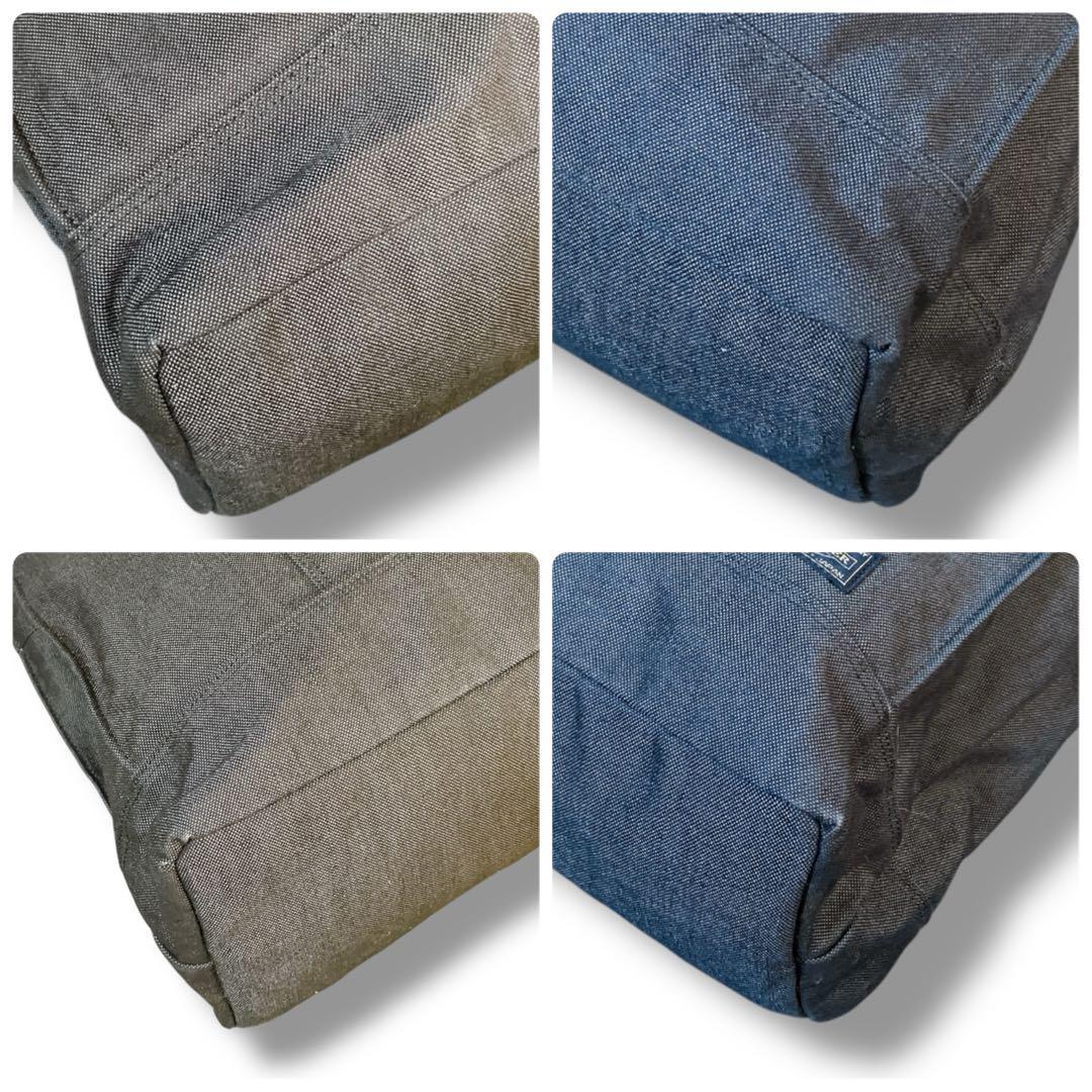 ポーター 吉田カバン 日本製 スモーキー A4収納可 デニム トートバッグ L