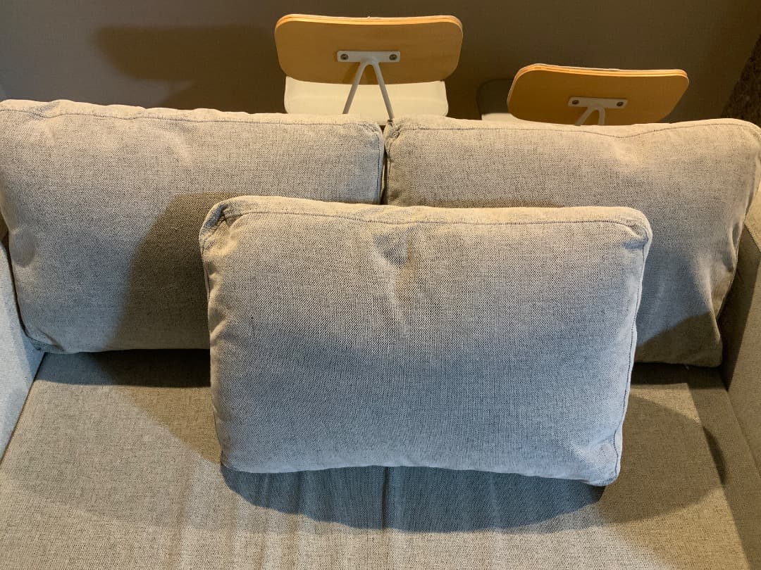 【直接受取】ニトリ 布張りカウチソファベッド ノアーク