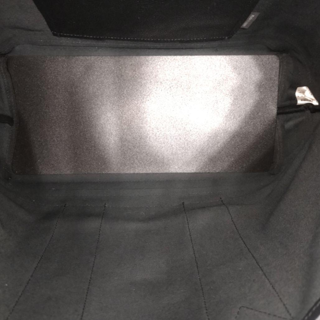 ✨未使用級✨TOPKAPI　スコッチグレイン　ネオレザー　トートバッグ　A4　黒