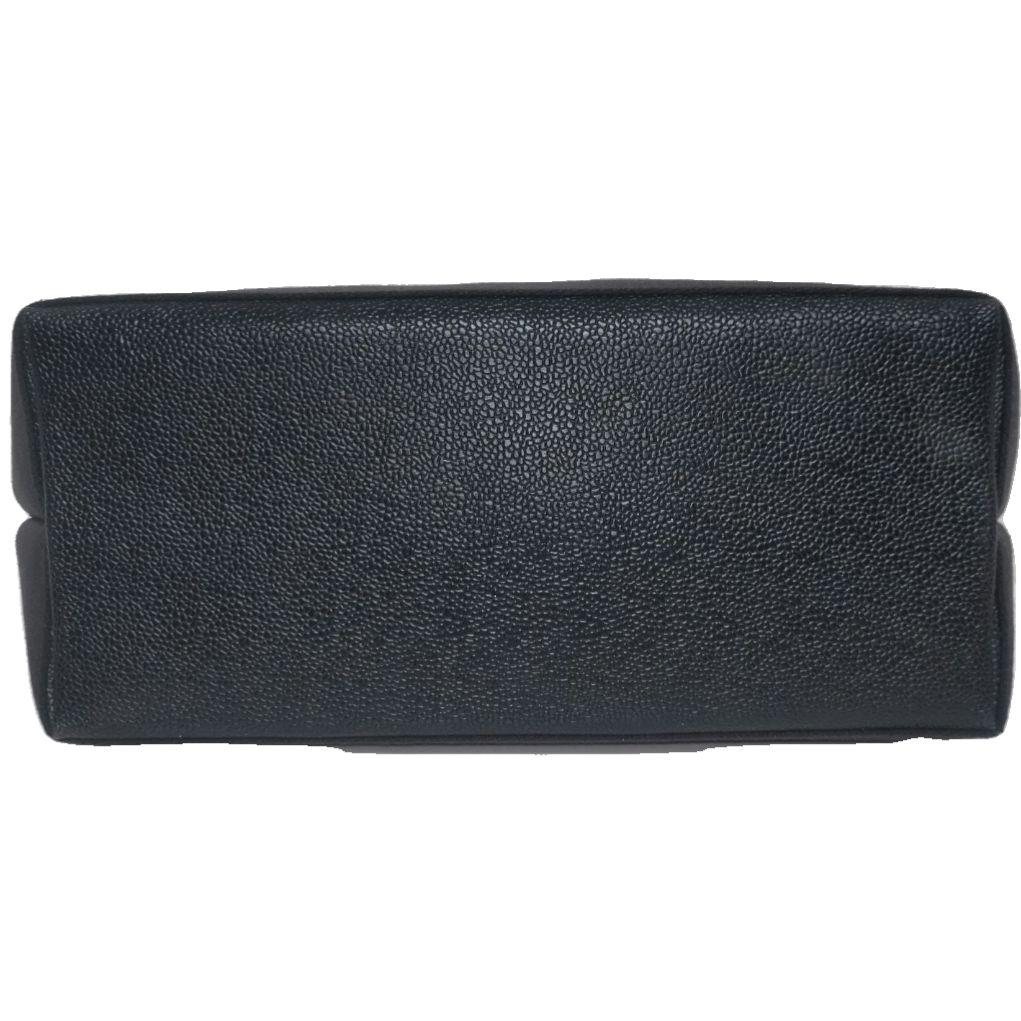 ✨未使用級✨TOPKAPI　スコッチグレイン　ネオレザー　トートバッグ　A4　黒