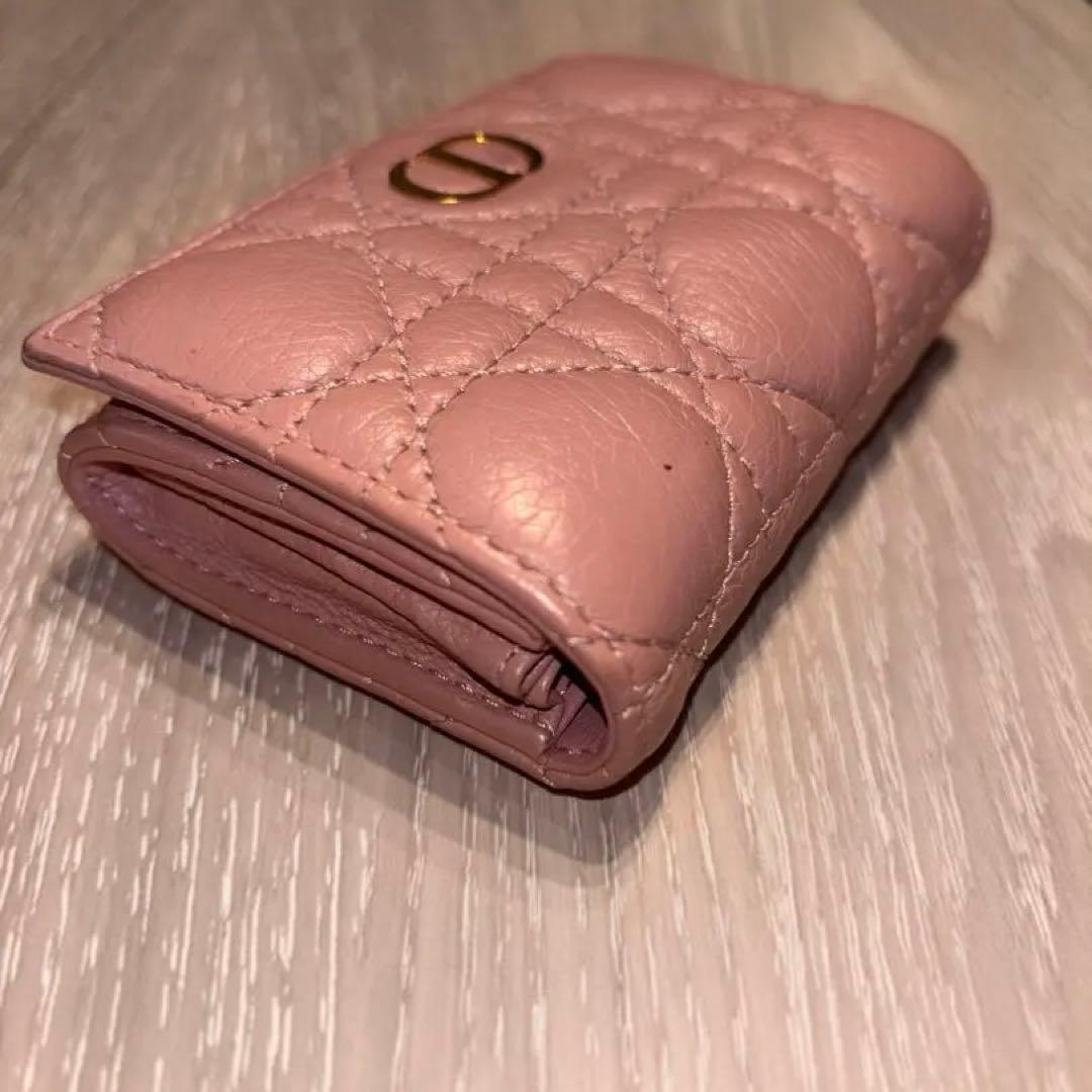 Dior Caro Glycine ウォレット カナージュカーフスキン 財布