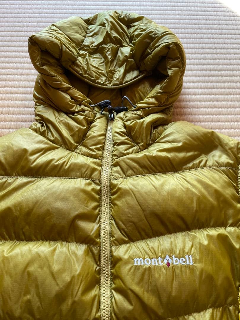 ■モンベル ダウンパーカ ジャケット レディース　イエロー