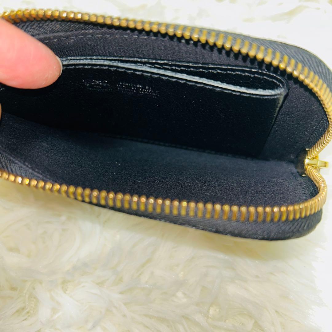 【極美品】イルビゾンテ　ケース　小銭入れ　レザー　ブラック