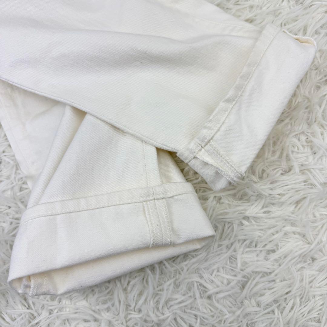 現行 45R ライ麦デニムのクロスビー5 ホワイト デニム ジーンズ 29