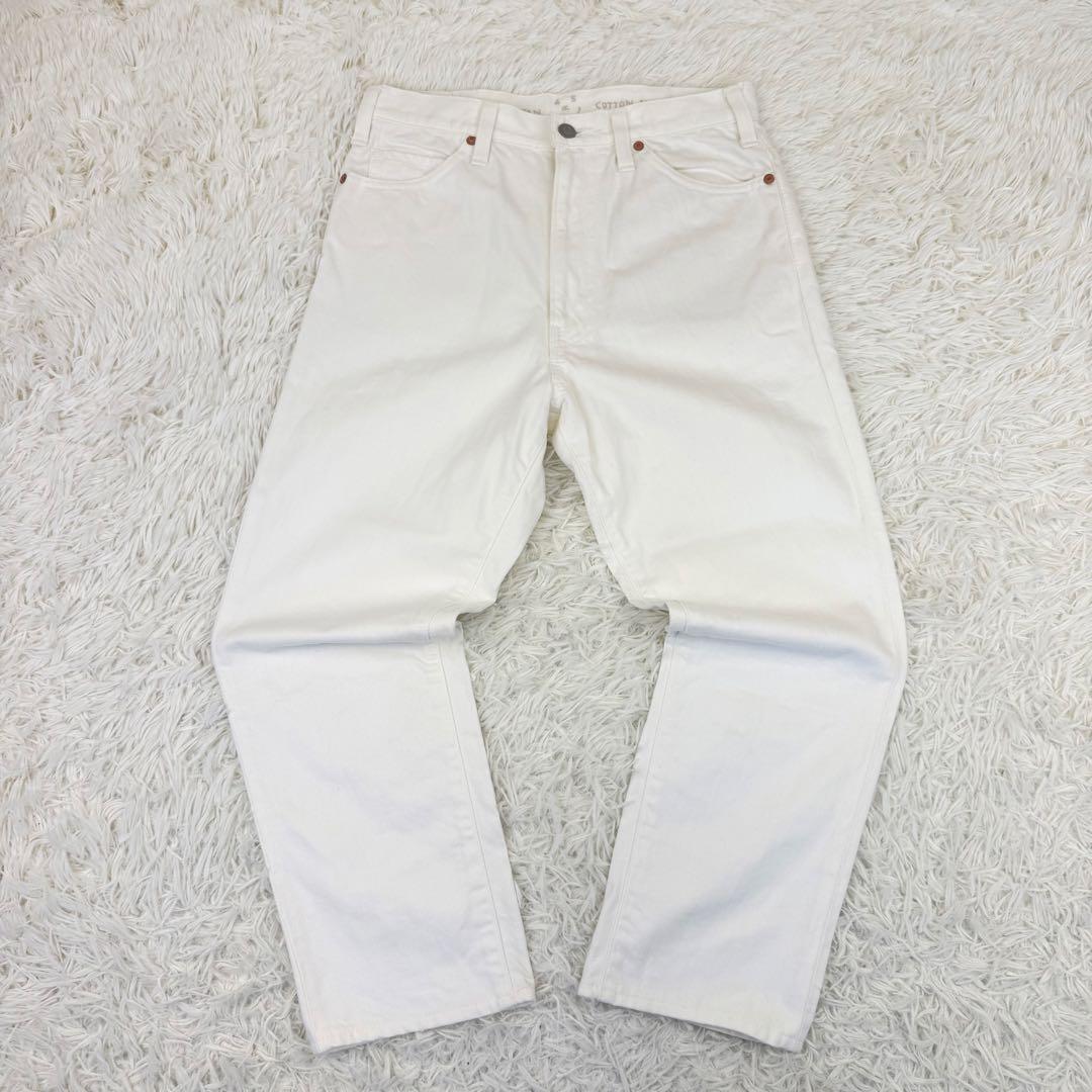 現行 45R ライ麦デニムのクロスビー5 ホワイト デニム ジーンズ 29