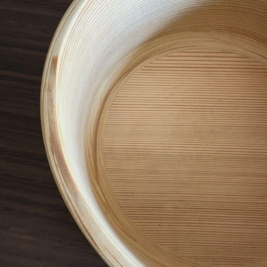 秋田杉を使用した大館曲げわっぱのおひつ　used