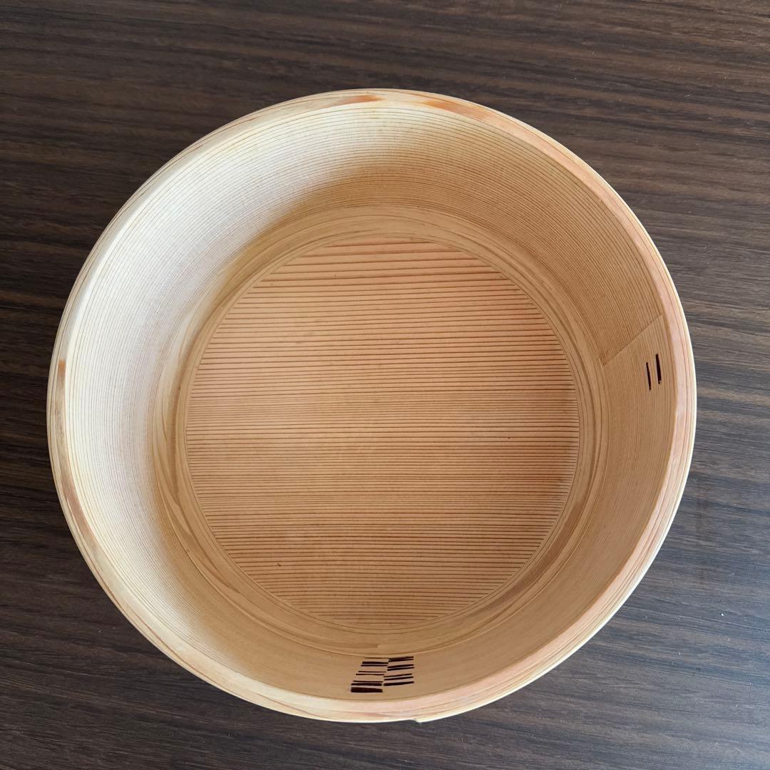 秋田杉を使用した大館曲げわっぱのおひつ　used