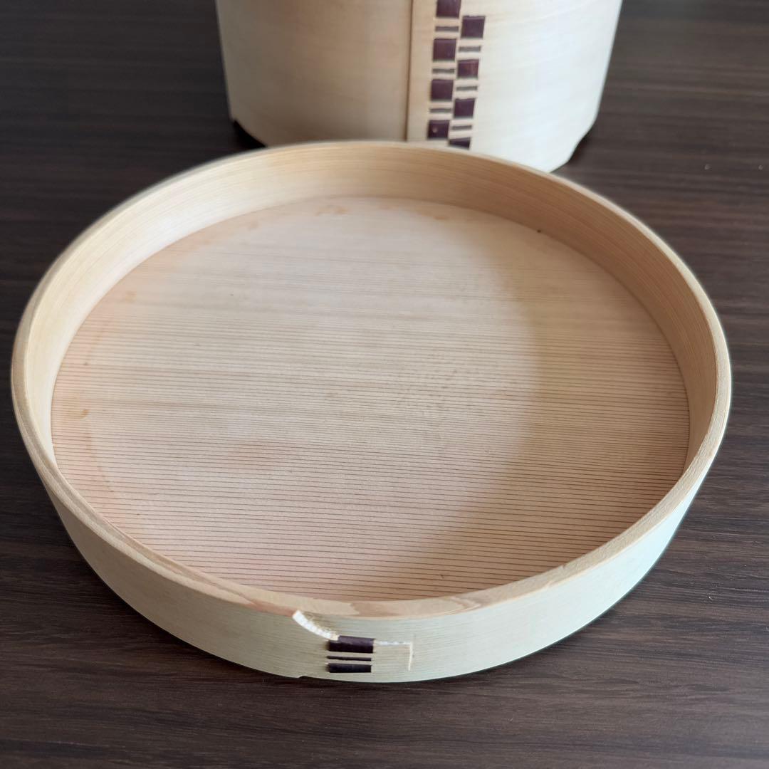 秋田杉を使用した大館曲げわっぱのおひつ　used