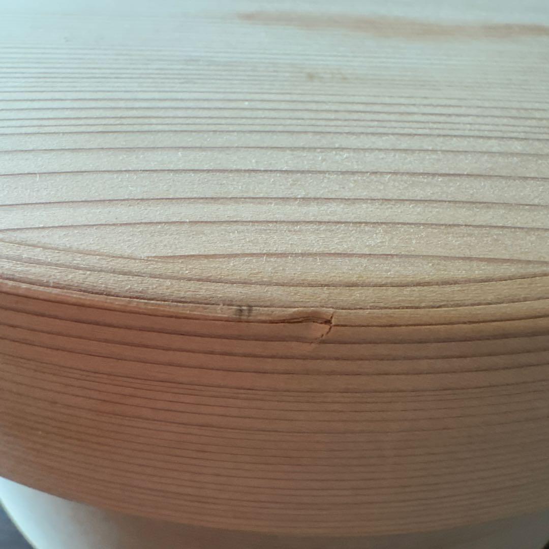 秋田杉を使用した大館曲げわっぱのおひつ　used