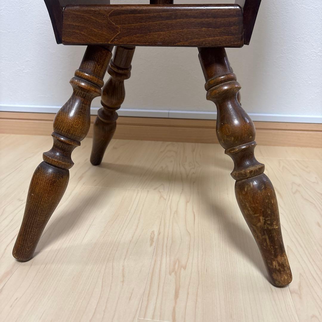 昭和レトロ 飛騨産業 キツツキ サイドテーブル コーヒーテーブル 丸テーブル