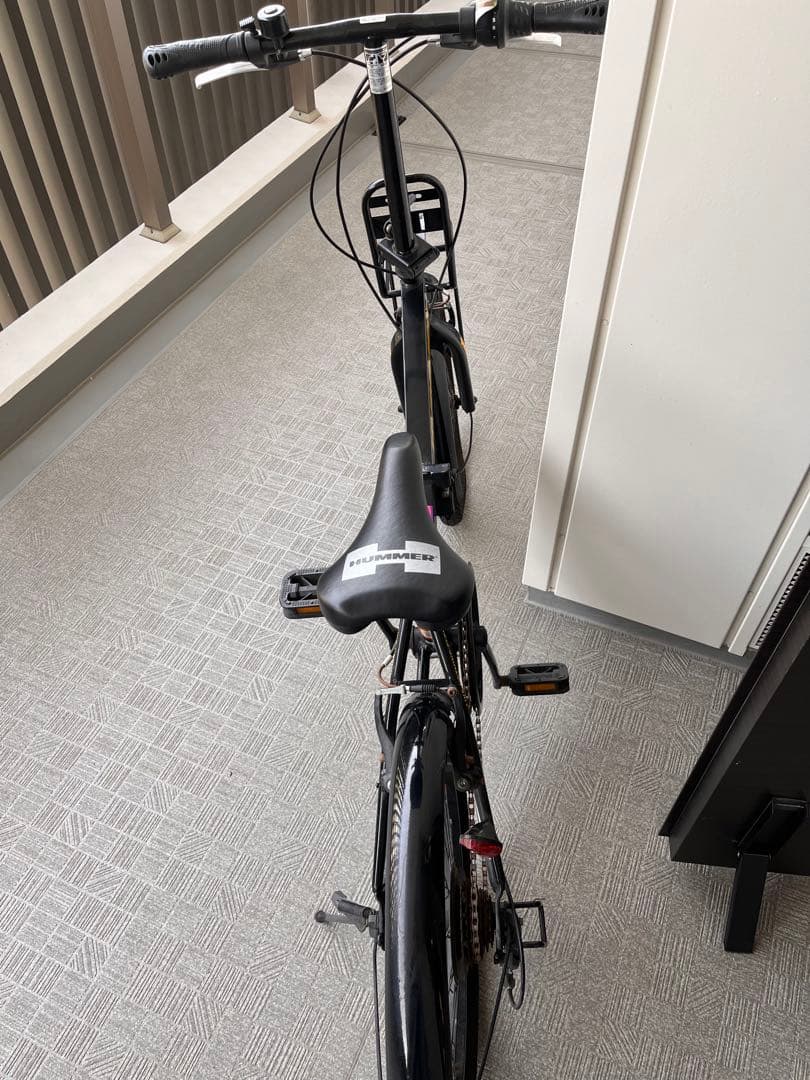 ハマー　HUMMER 折りたたみ自転車 黒