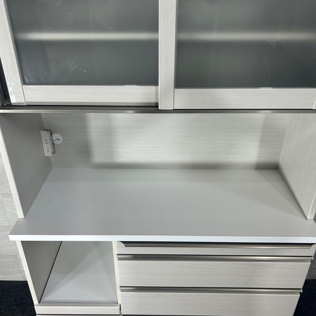 三幸ジャパン 食器棚 HYUI-120 キッチンボード シンプル d4493