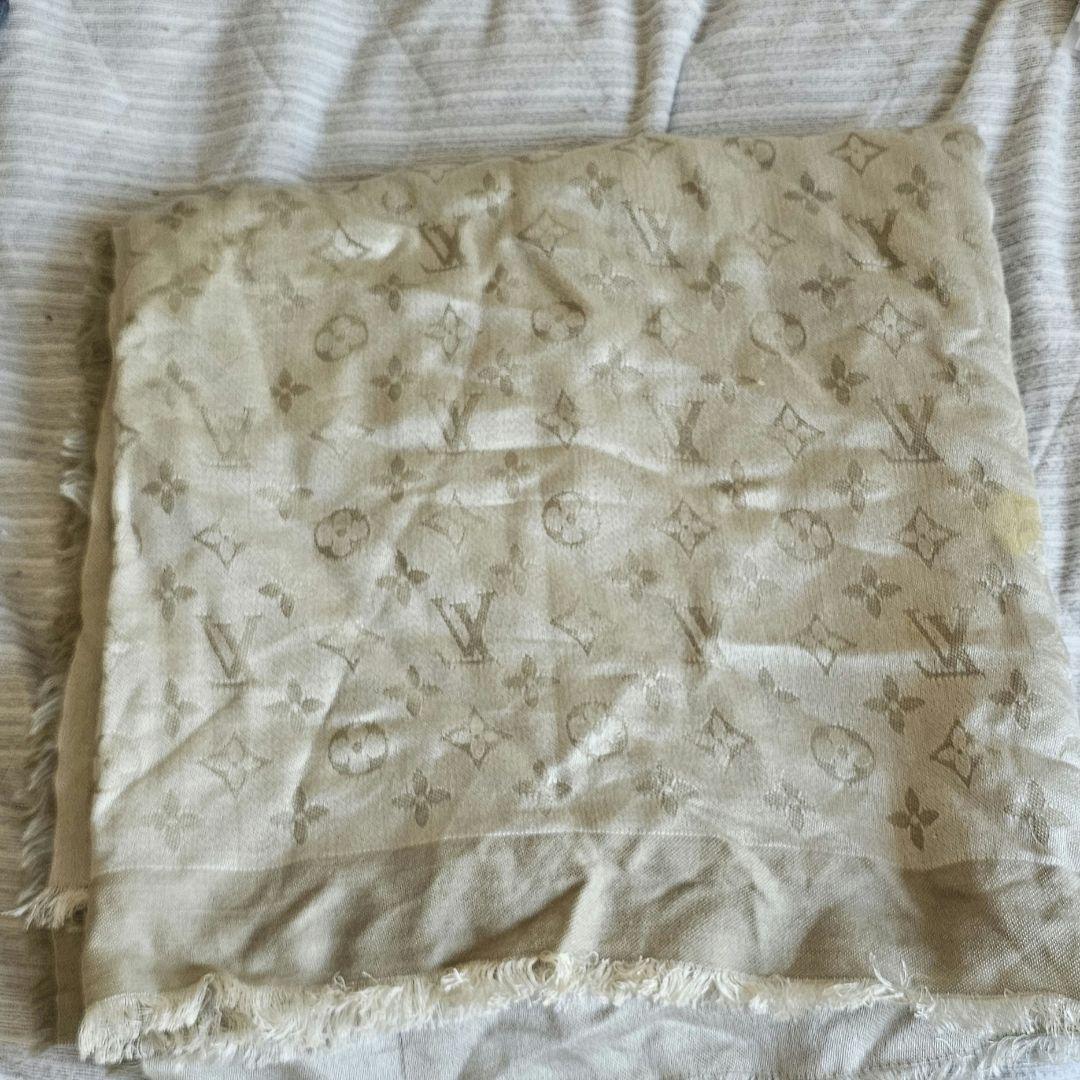 C*y様 ルイヴィトン　大判ストール フリンジ付き