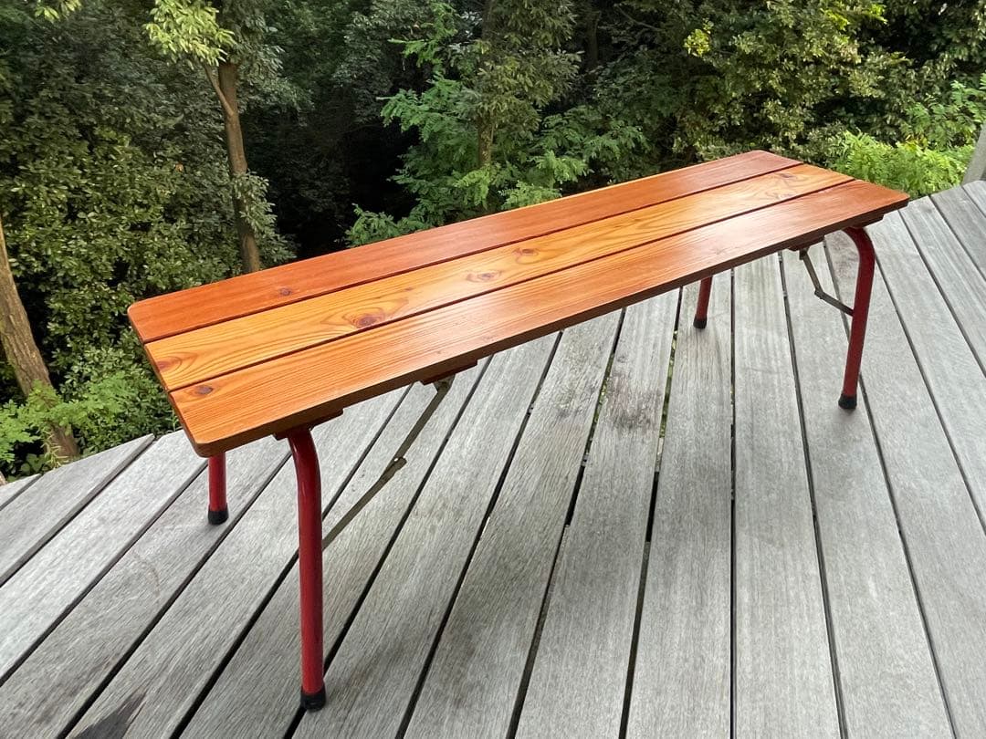 オリジナル　カステルメルリーノ　折りたたみベンチ　イタリア製　ヴィンテージ