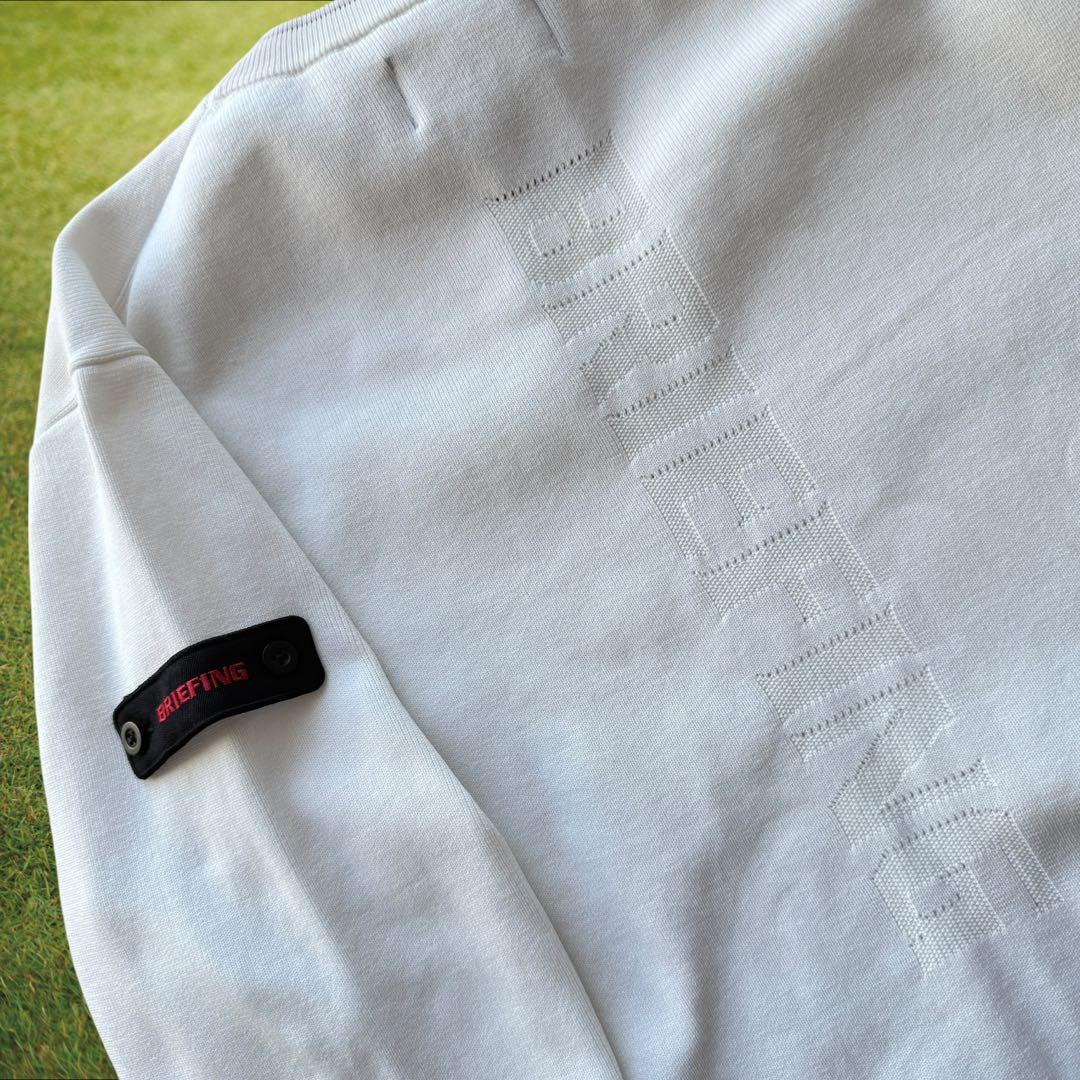 ブリーフィングゴルフ　ニット　白　M〜L相当　セーター　ホワイト　ゴルフ