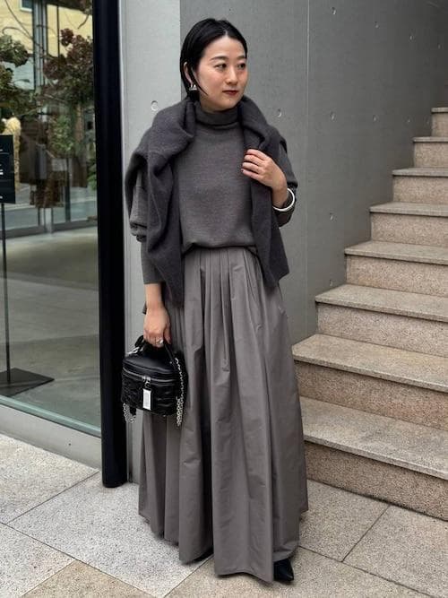 今期美品☆Chaosカオス 金子綾Youtube紹介 ラウノスカート モカ 38