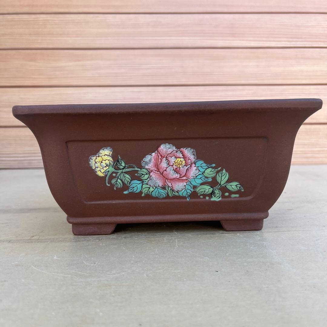 落鑑有り　植木鉢