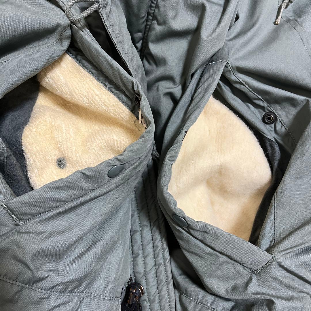 US ARMY N-3B フライトジャケット 実物 リアルファー 69年 L