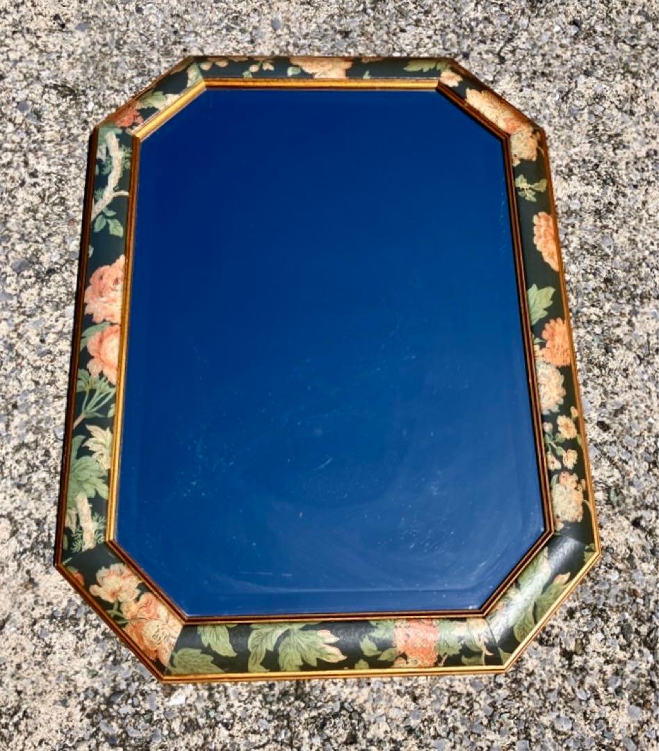 イタリア製 ビンテージ ウォールミラー 鏡 810×605