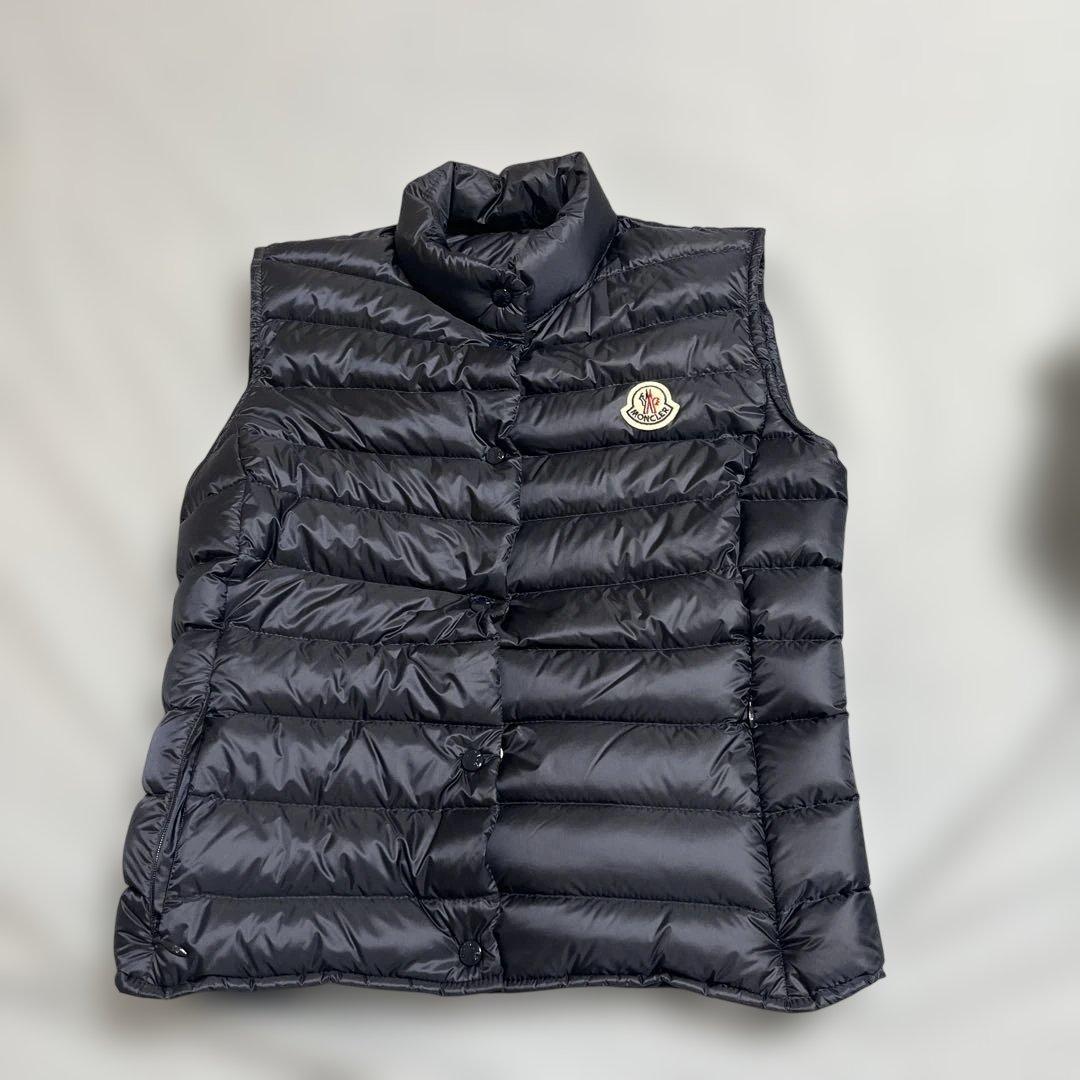 MONCLER LONGUE SAISON ネイビー ダウンベスト