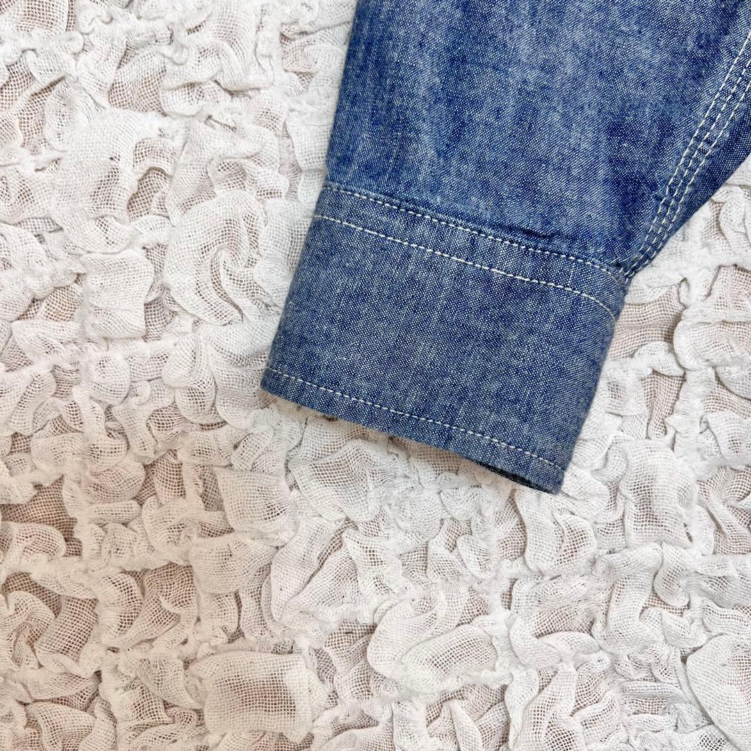 『完売』　ヒステリックグラマー シャンブレーシャツ　ヒスガール　インディゴ　M