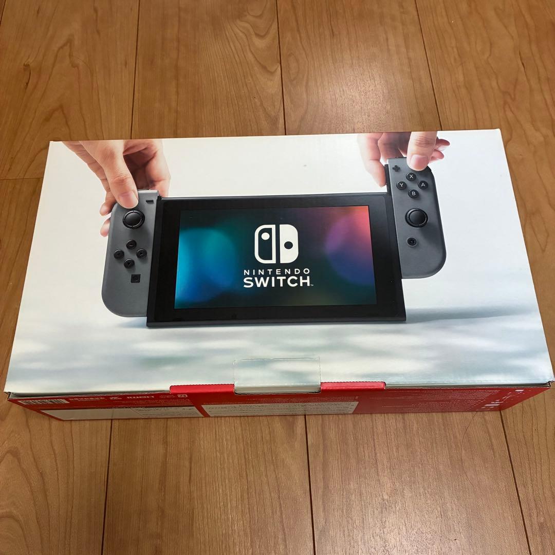 箱あり 初期化済み Nintendo Switch HAC-001 本体 グレー