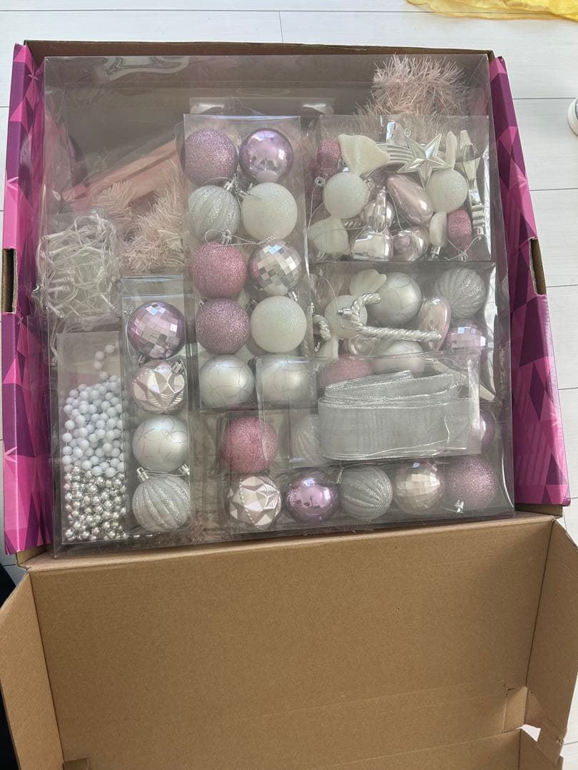 専用⭐︎クリスマスツリー フランフラン　ピンク　150センチ