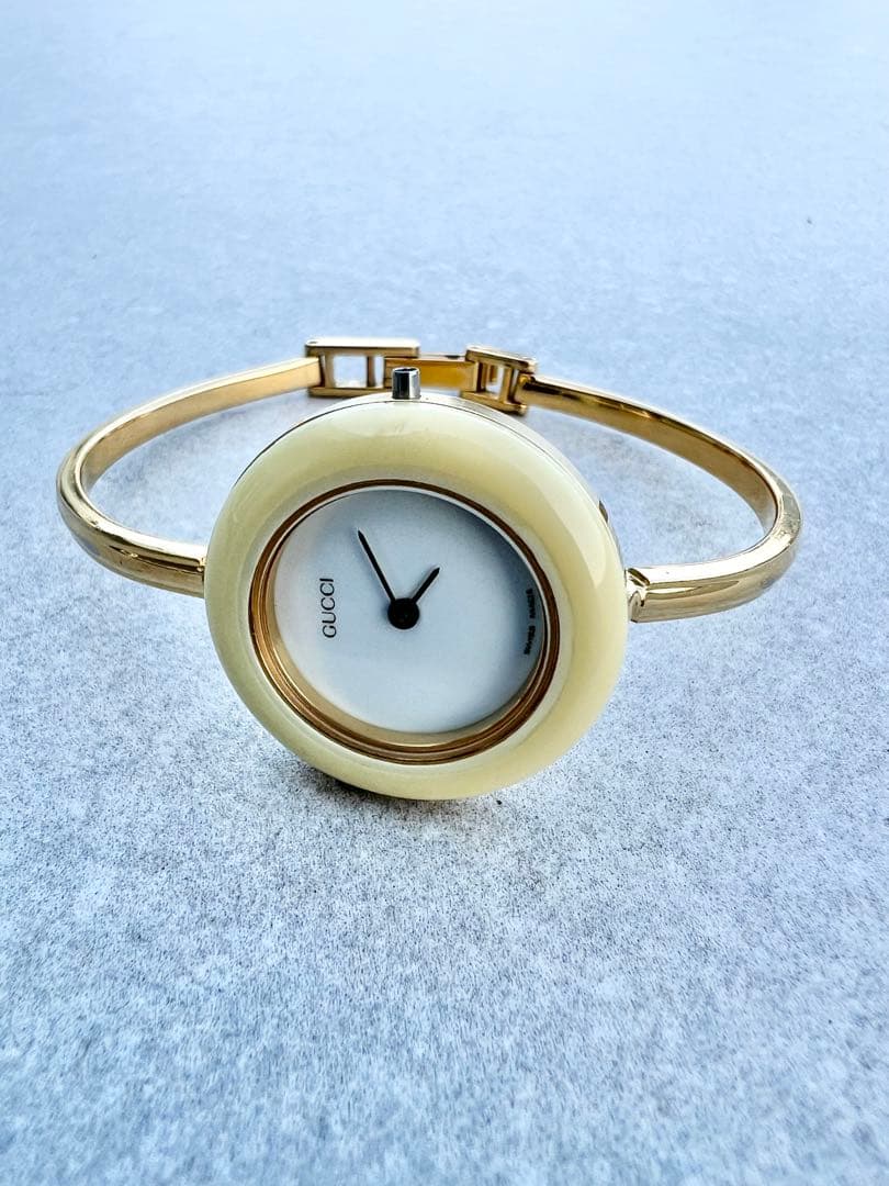 【稼働品】 Gucci チェンジベゼル 腕時計