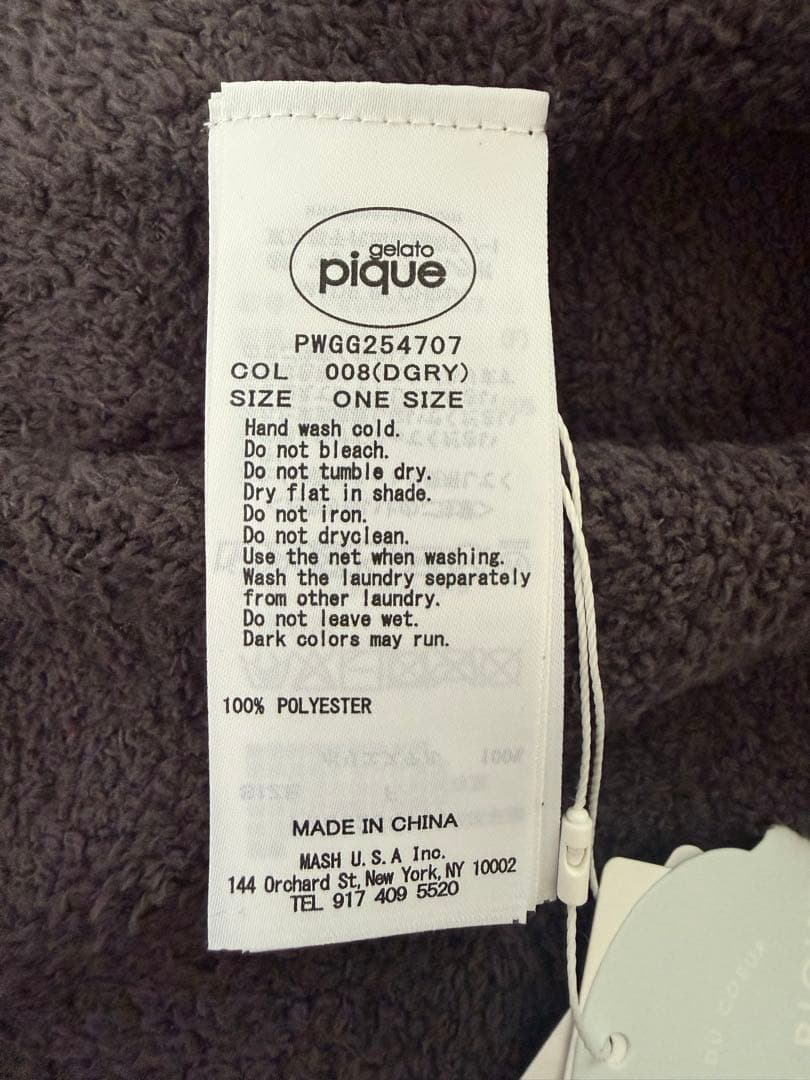 gelato pique クマデザイン ブランケット