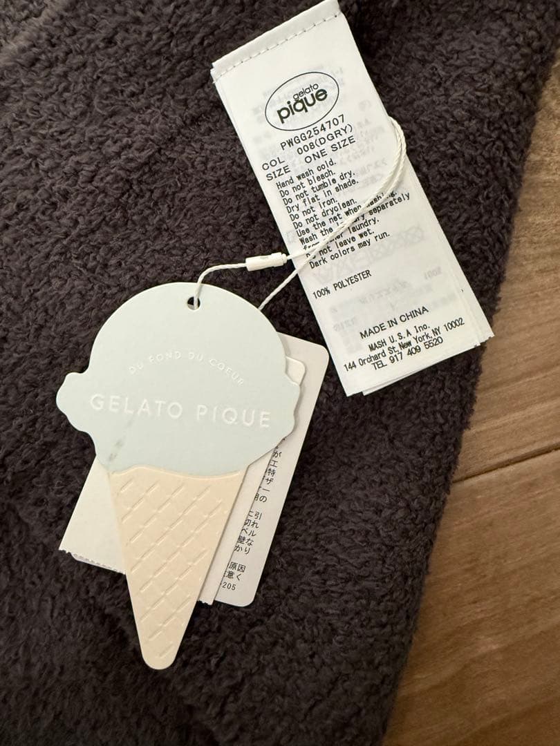 gelato pique クマデザイン ブランケット