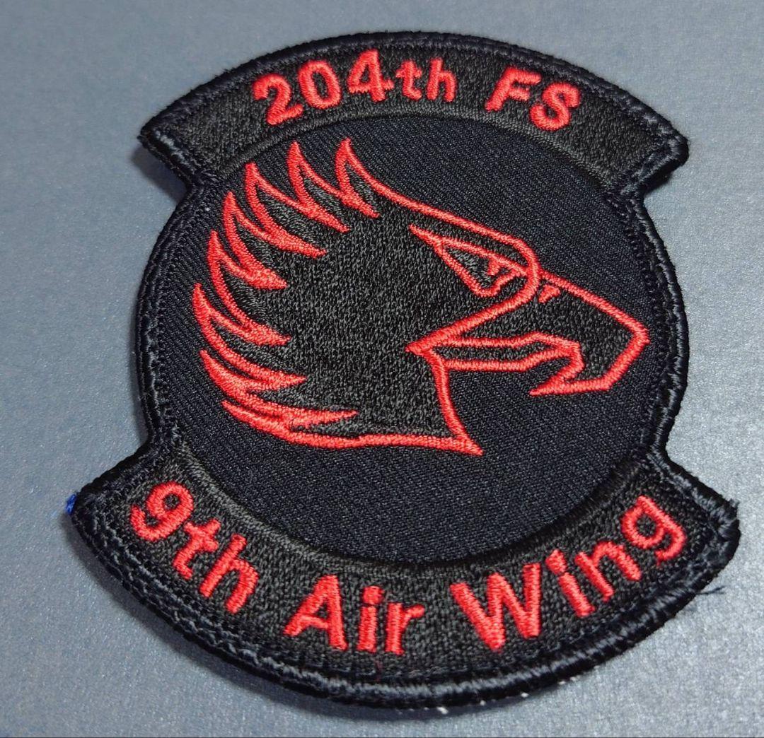新品未使用　航空自衛隊　204飛行隊　創隊60周年記念　ブラックアウト　パッチ