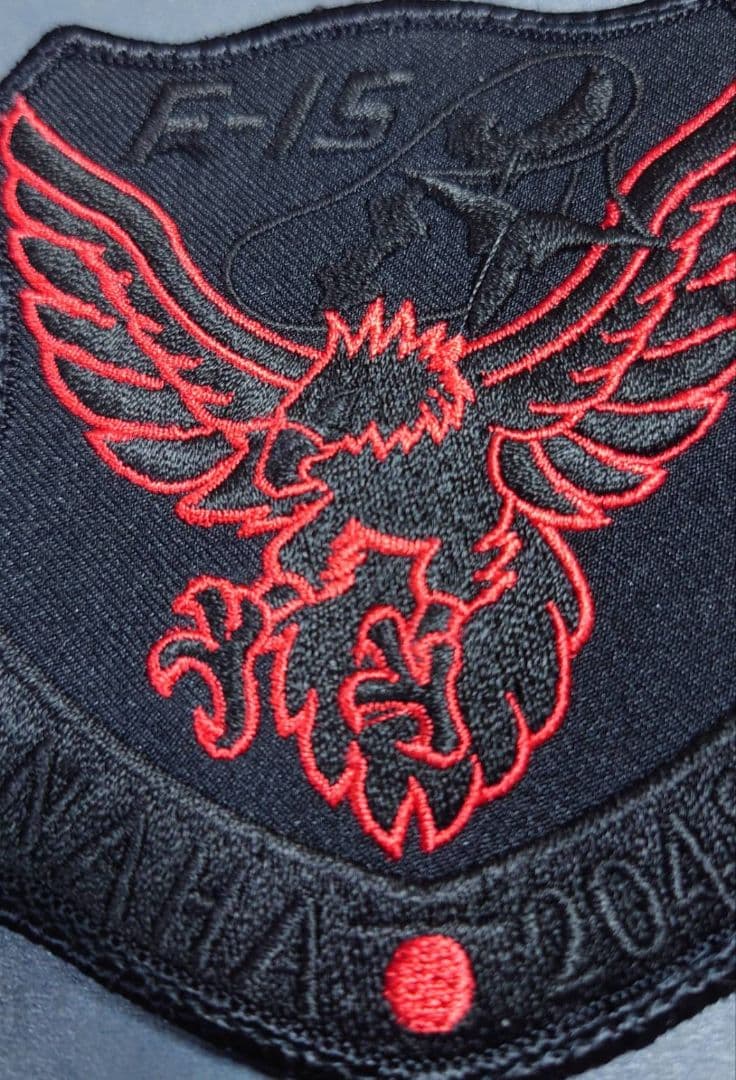 新品未使用　航空自衛隊　204飛行隊　創隊60周年記念　ブラックアウト　パッチ