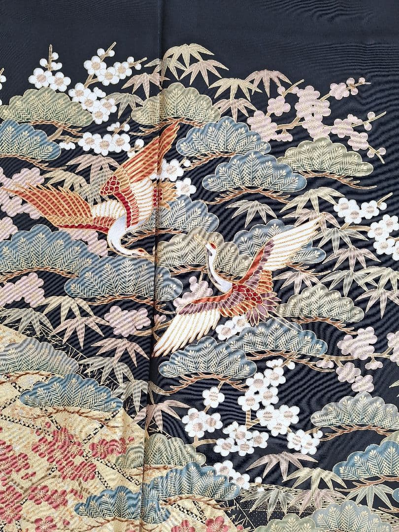 着物リメイクワンピース3708