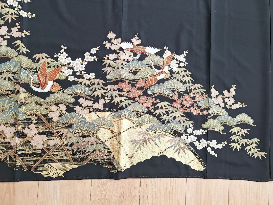 着物リメイクワンピース3708