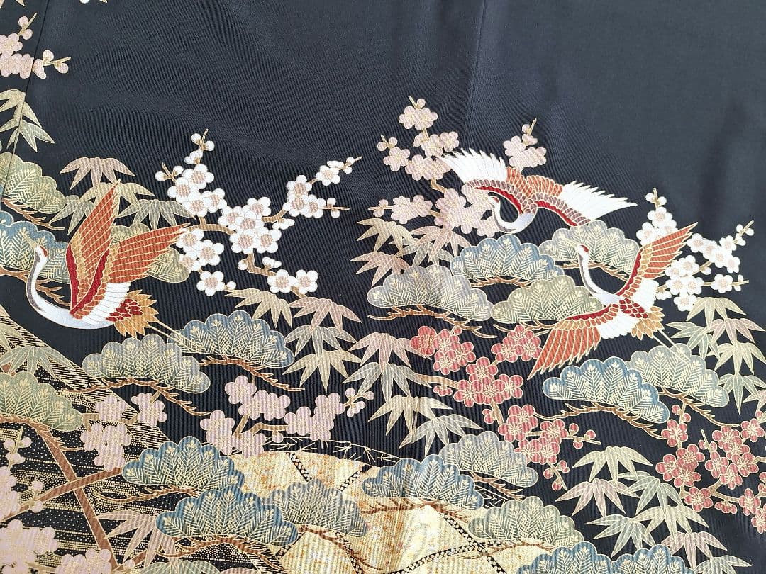 着物リメイクワンピース3708