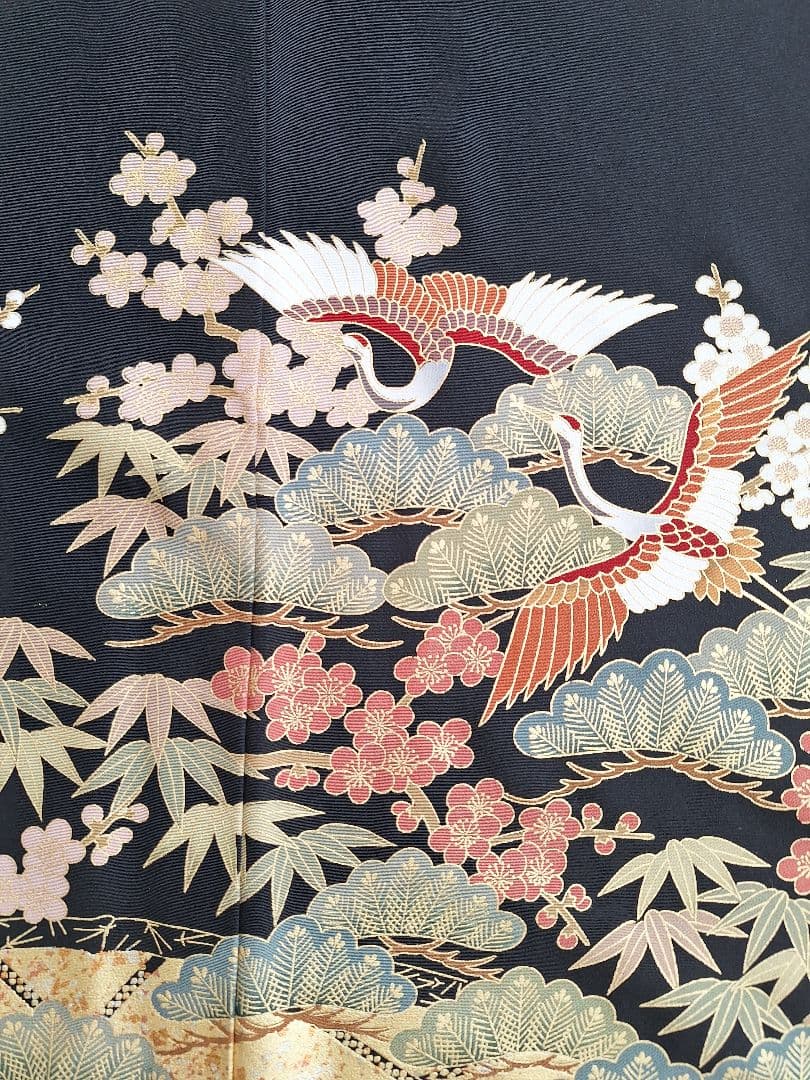 着物リメイクワンピース3708