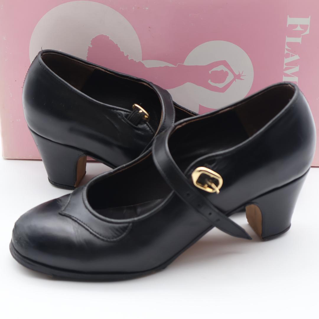 【フラメンコ用衣装 本革】22.5CM相当 JOSE BELTRAW シューズ