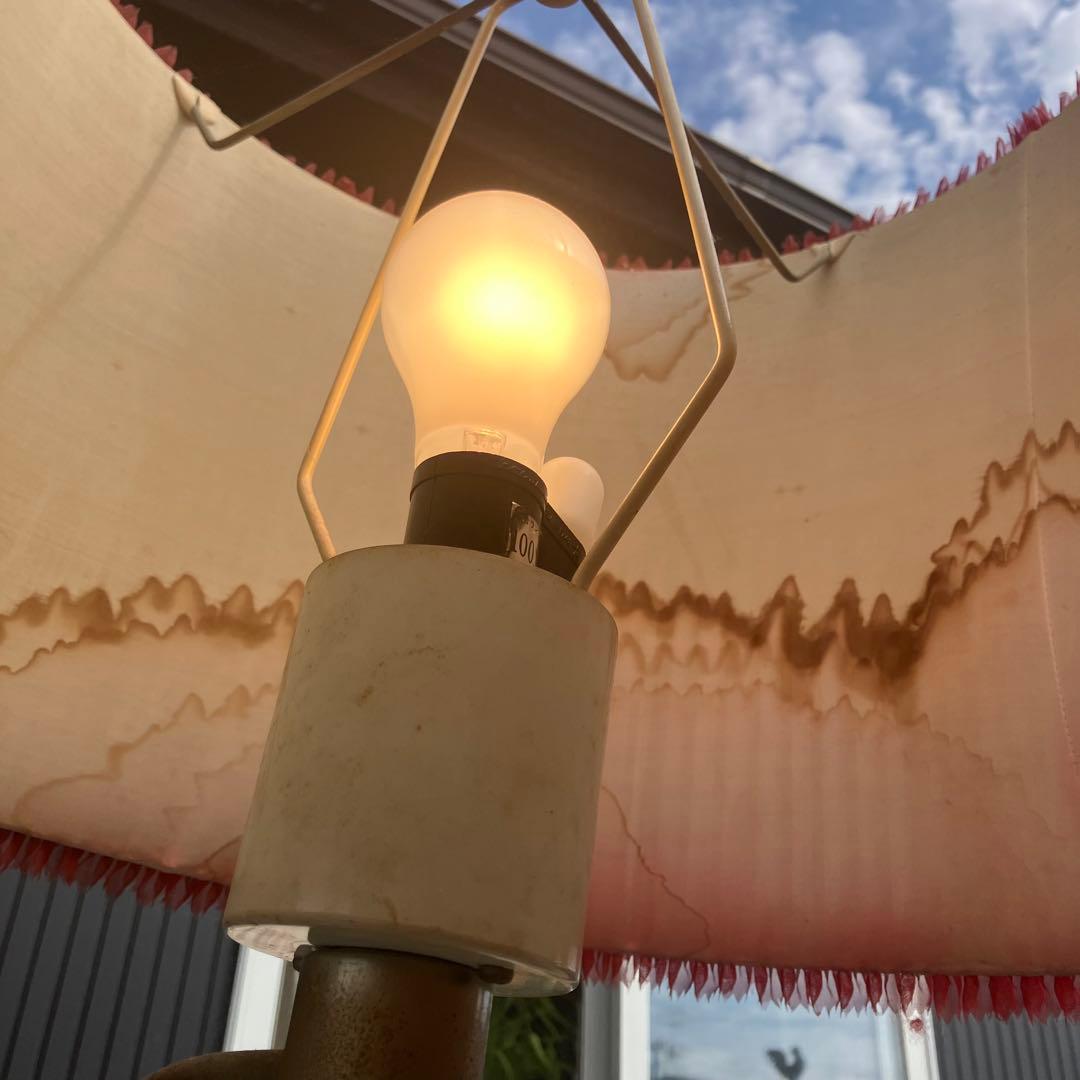 昭和レトロ 東芝 スタンドライト シェードランプ フロアライト フロアスタンド