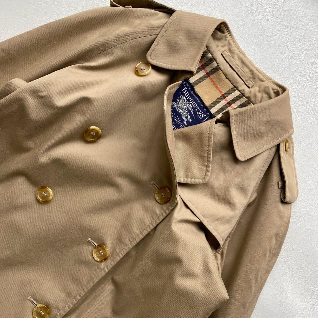 【デッドストック級/英国製】 Burberrys トレンチコート　ベージュ
