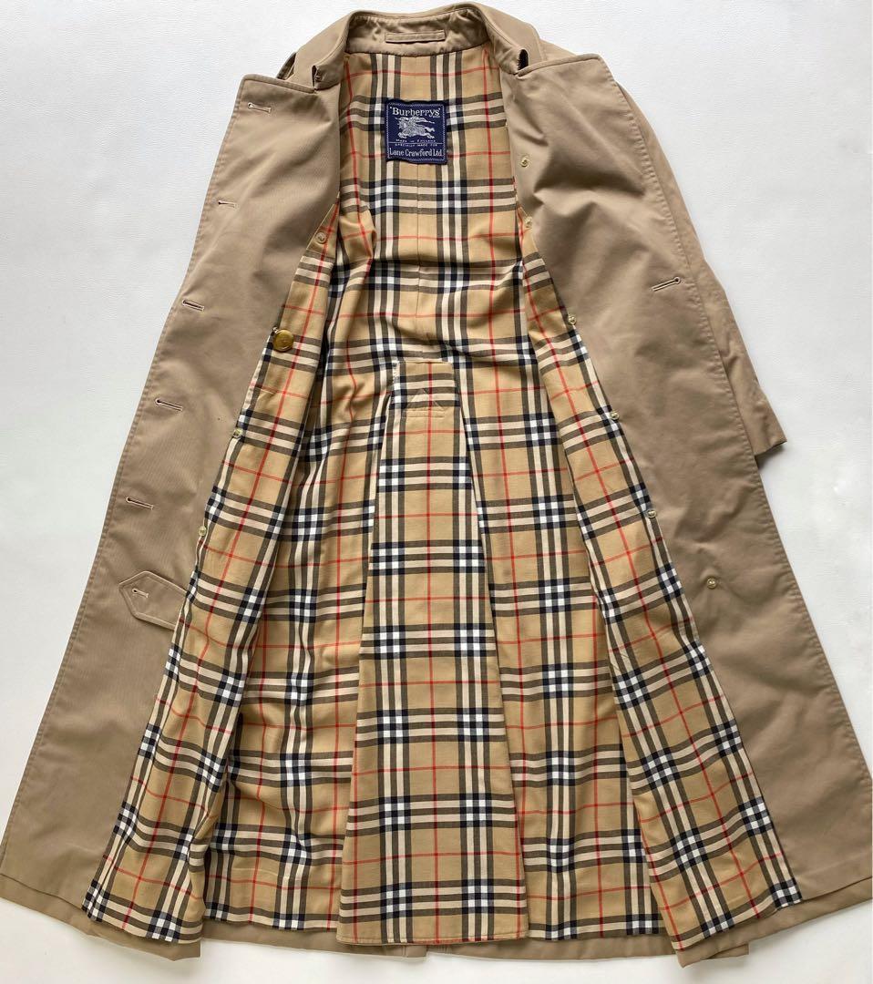 【デッドストック級/英国製】 Burberrys トレンチコート　ベージュ