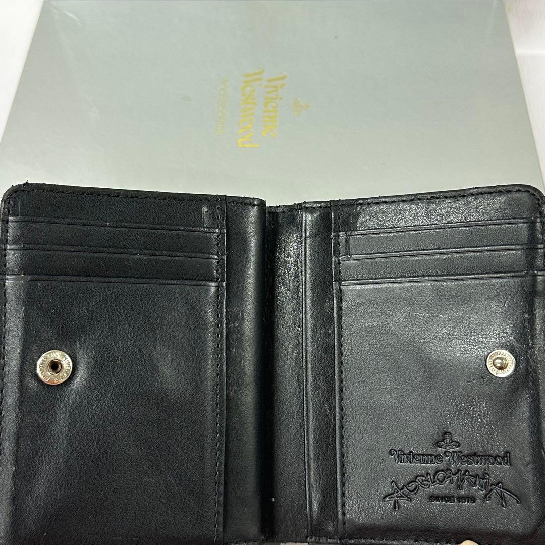 新品同様‼️ ヴィヴィアンウエストウッド　財布　二つ折り　折り財布　チェック柄