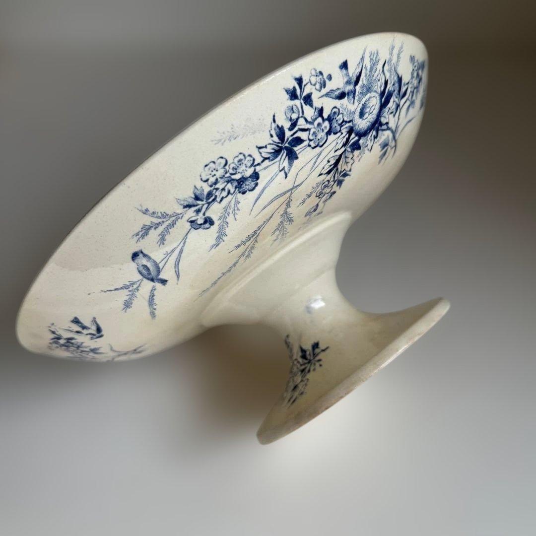 フランスアンティーク　クレイユモントロー　リノット　コンポティエ