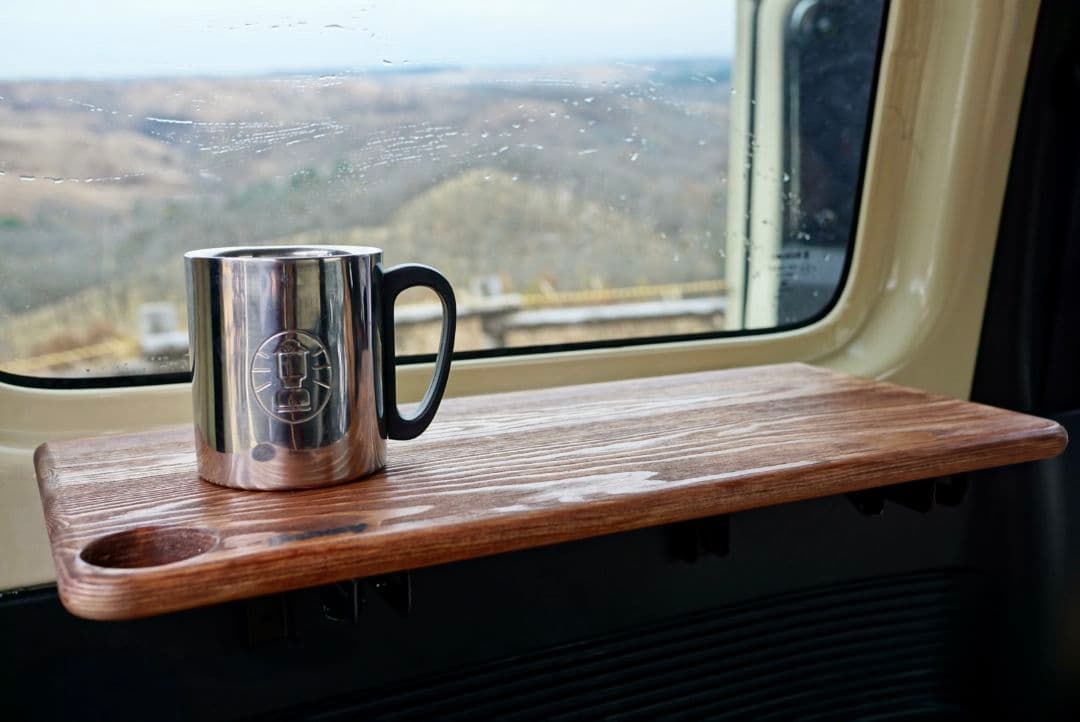 新型ジムニー 折り畳み式サイドテーブル JIMNY刻印(W)