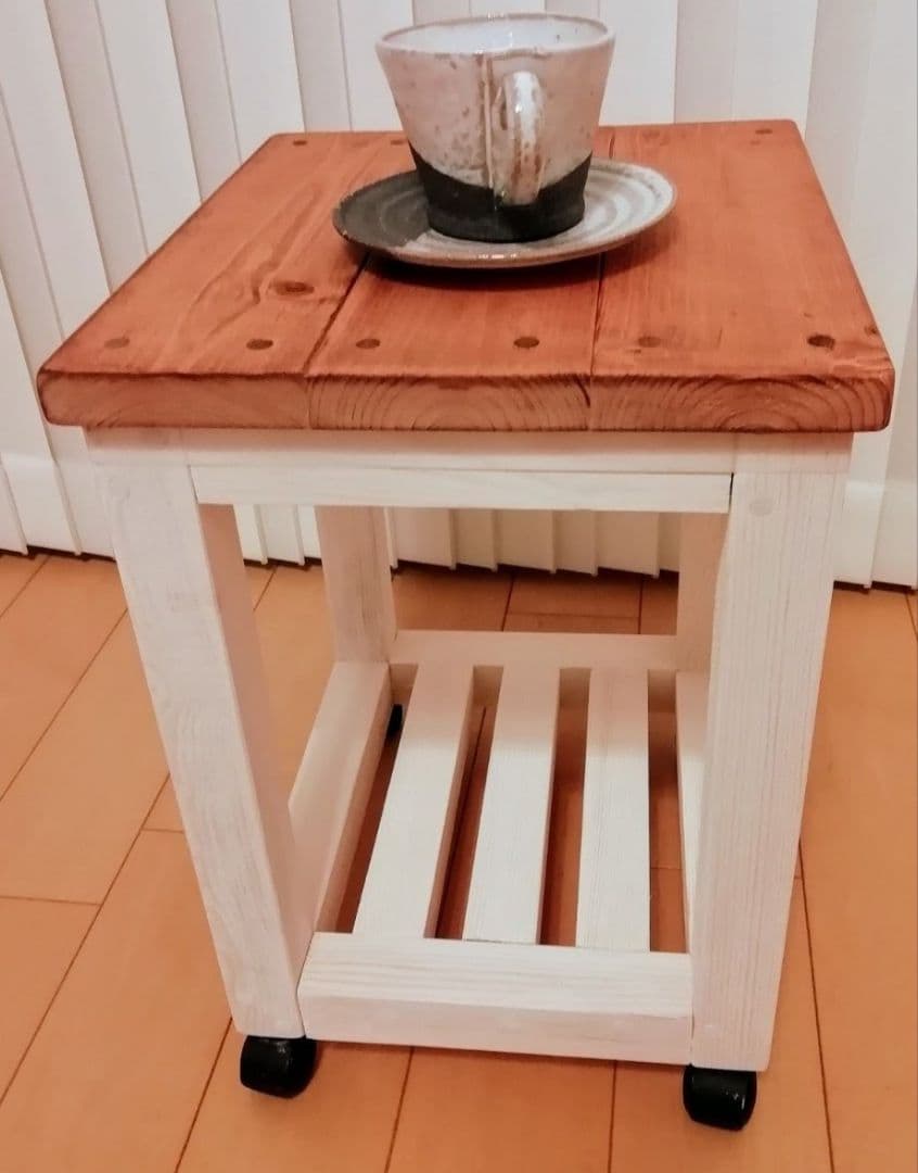 キャリアローテーブル/センターテーブル/コーヒーテーブル/メープル【送料込み】